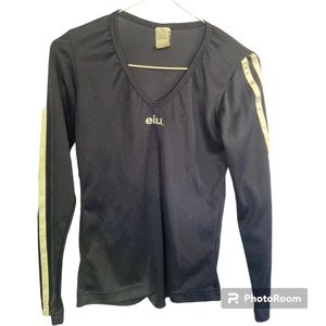 Vintage EIU Eastern Illinois University Panthers long sleeve navy blue athletic